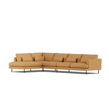 Bredhult sofa - Jump Honey 1959-svart stål, 4-seters B2 - 1898