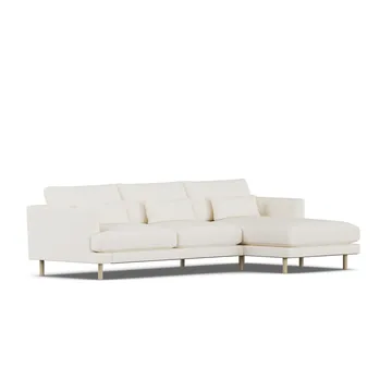 Bredhult sofa - Jump Off White 1954-hvitoljet eik, 2,5-seters C1 - 1898