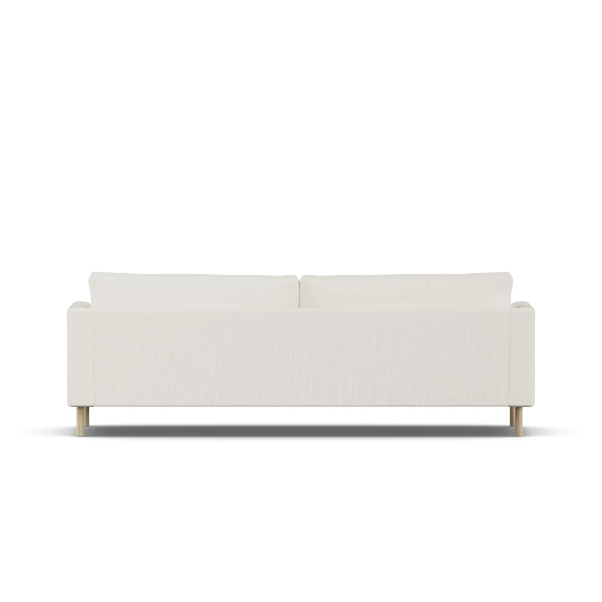 Bredhult sofa, Jump Off White 1954-hvitoljet eik, 3-seters 1898