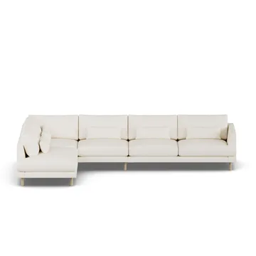 Bredhult sofa - Jump Off White 1954-hvitoljet eik, 4-seters B2 - 1898