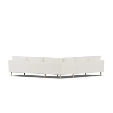 Bredhult sofa - Jump Off White 1954-hvitoljet eik, hjørnesofa F - 1898