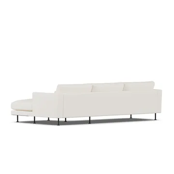 Bredhult sofa - Jump Off White 1954-svart stål, 2,5-seters C1 - 1898