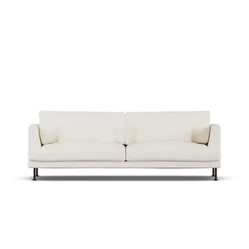 Bredhult sofa - Jump Off White 1954-svart stål, 3-seters - 1898