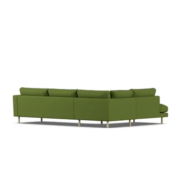 Bredhult sofa - Luiza Green 3975-hvitoljet eik, 3-seters A2 - 1898