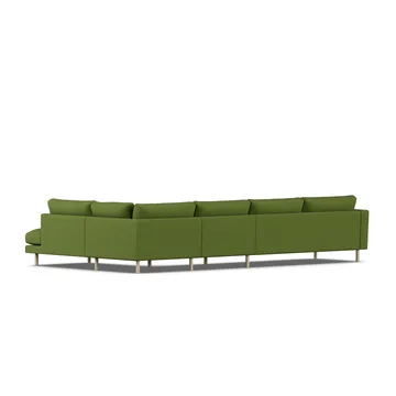 Bredhult sofa - Luiza Green 3975-hvitoljet eik, 4-seters B1 - 1898