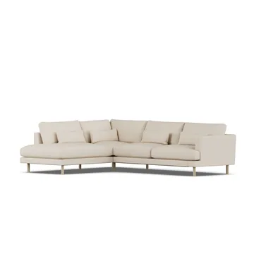 Bredhult sofa - Same Beige 6670-hvitoljet eik, 3-seters A2 - 1898