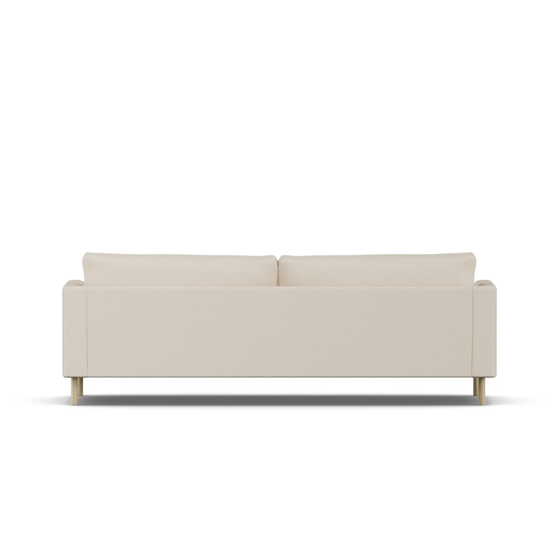 Bredhult sofa, Same Beige 6670-hvitoljet eik, 3-seters 1898