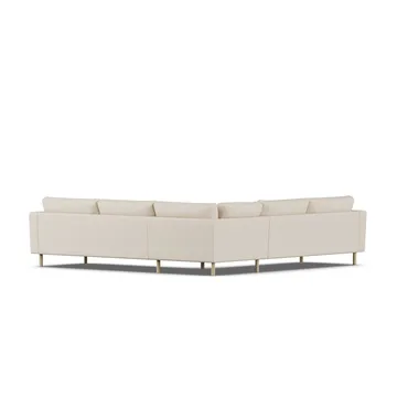 Bredhult sofa - Same Beige 6670-hvitoljet eik, hjørnesofa F - 1898