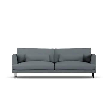 Bredhult sofa - Same Blue 6678-svart stål, 3-seters - 1898