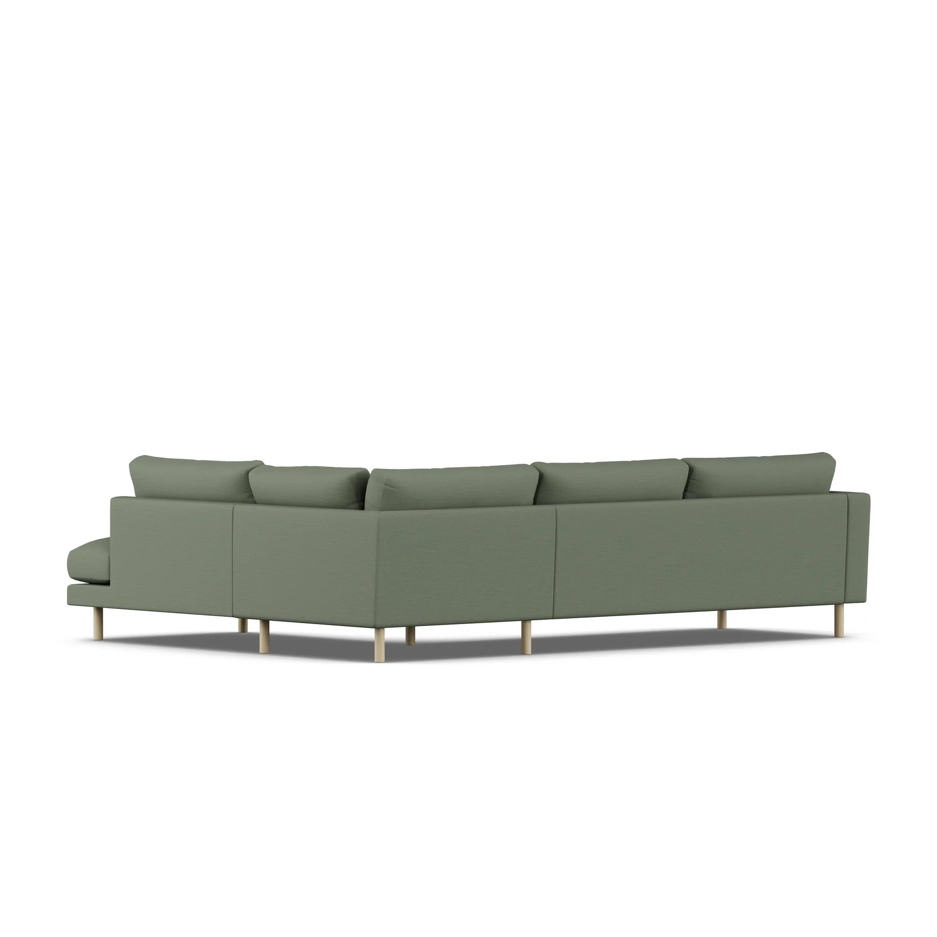 Bredhult sofa, Same Forest 6677-hvitoljet eik, 3-seters A1 1898