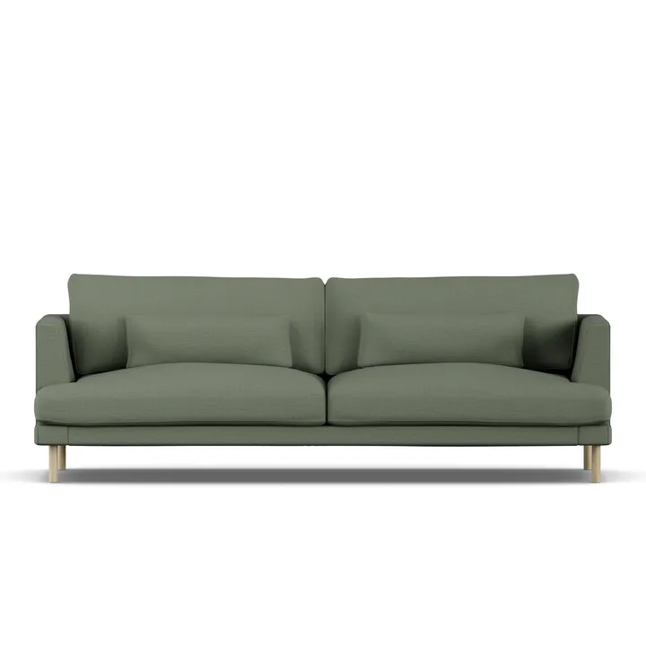 Bredhult sofa - Same Forest 6677-hvitoljet eik, 3-seters - 1898