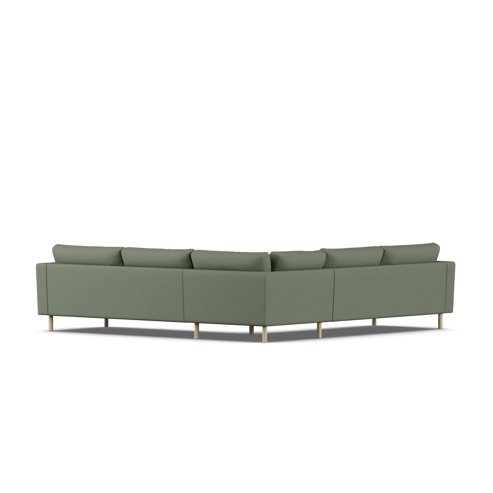 Bredhult sofa, Same Forest 6677-hvitoljet eik, hjørnesofa F 1898