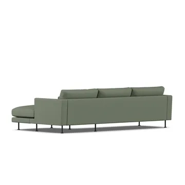 Bredhult sofa - Same Forest 6677-svart stål, 2,5-seters C1 - 1898