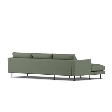 Bredhult sofa - Same Forest 6677-svart stål, 2,5-seters C2 - 1898