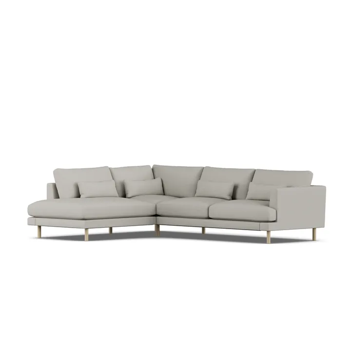Bredhult sofa - Same Grey 6673-hvitoljet eik, 3-seters A2 - 1898