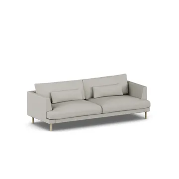 Bredhult sofa - Same Grey 6673-hvitoljet eik, 3-seters - 1898