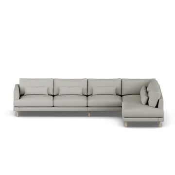 Bredhult sofa - Same Grey 6673-hvitoljet eik, 4-seters B1 - 1898