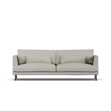 Bredhult sofa - Same Grey 6673-svart stål, 3-seters - 1898