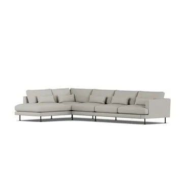Bredhult sofa - Same Grey 6673-svart stål, 4-seters B2 - 1898