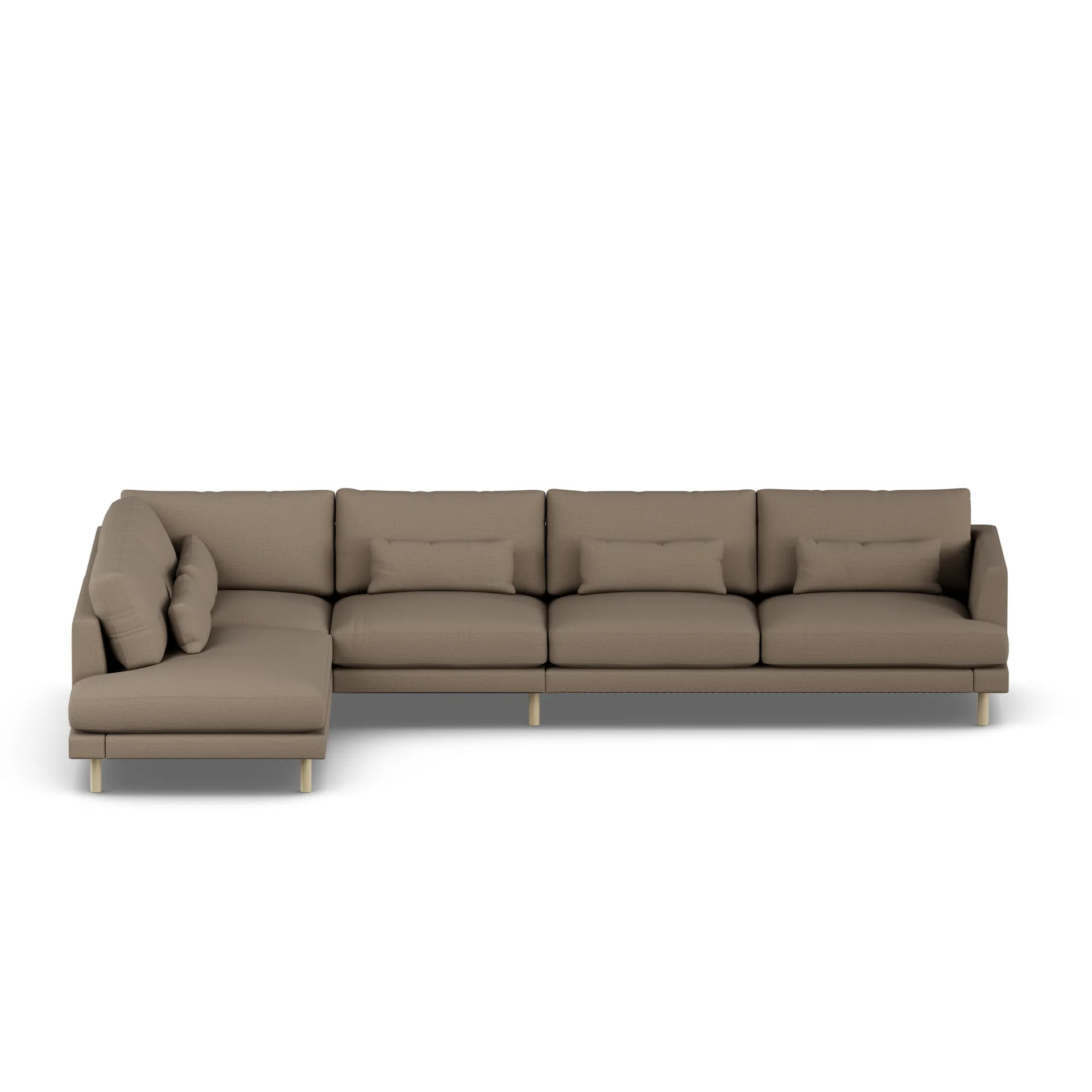 Bredhult sofa, Same Mole 6674-hvitoljet eik, 4-seters B2 1898