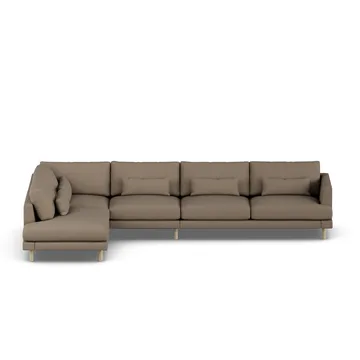 Bredhult sofa - Same Mole 6674-hvitoljet eik, 4-seters B2 - 1898