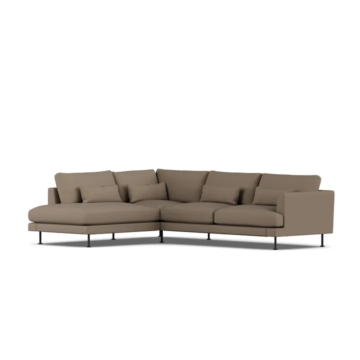 Bredhult sofa - Same Mole 6674-svart stål, 3-seters A2 - 1898