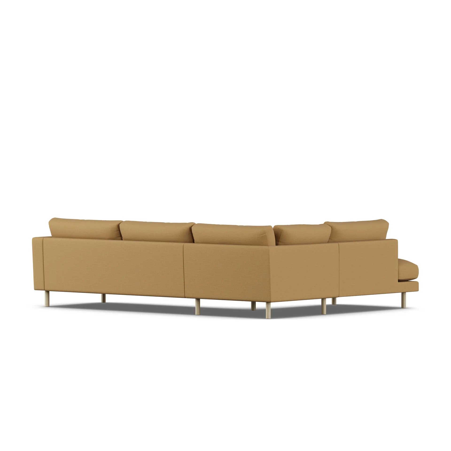 Bredhult sofa, Same Ochre 6676-hvitoljet eik, 3-seters A2 1898