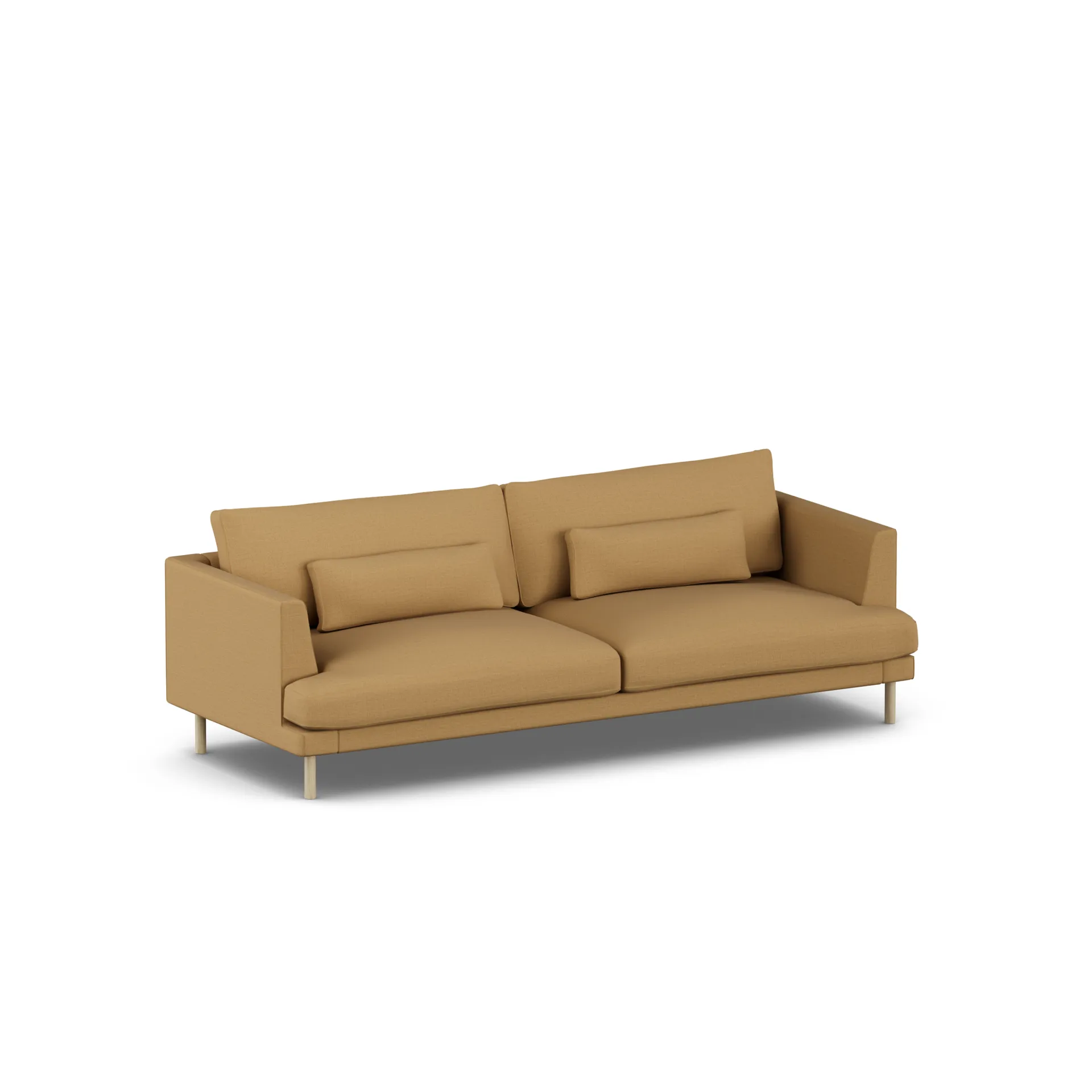 Bredhult sofa, Same Ochre 6676-hvitoljet eik, 3-seters 1898
