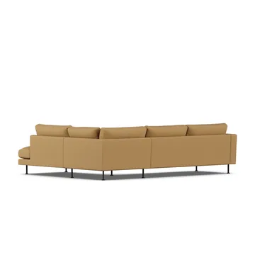 Bredhult sofa - Same Ochre 6676-svart stål, 3-seters A1 - 1898