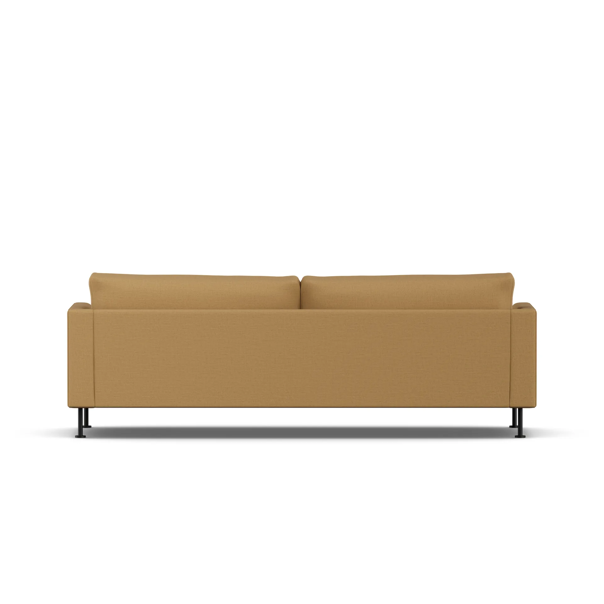 Bredhult sofa, Same Ochre 6676-svart stål, 3-seters 1898