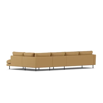 Bredhult sofa - Same Ochre 6676-svart stål, 4-seters B1 - 1898