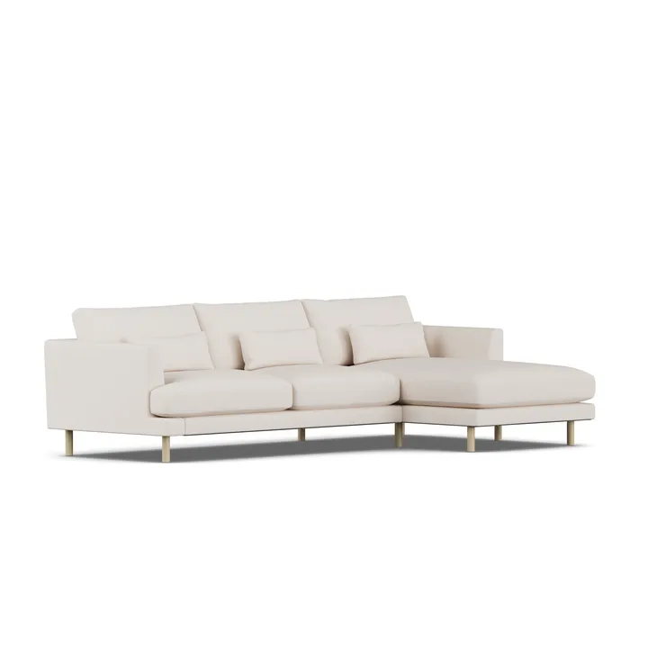 Bredhult sofa - Same Off White 6671-hvitoljet eik, 2,5-seters C1 - 1898