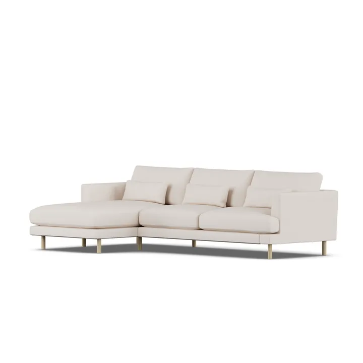 Bredhult sofa - Same Off White 6671-hvitoljet eik, 2,5-seters C2 - 1898