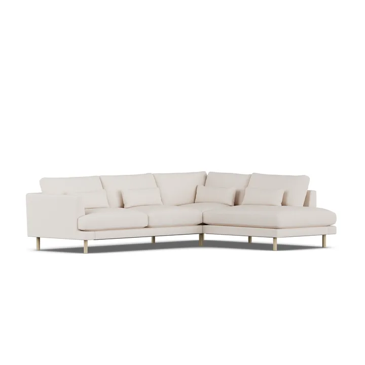 Bredhult sofa - Same Off White 6671-hvitoljet eik, 3-seters A1 - 1898