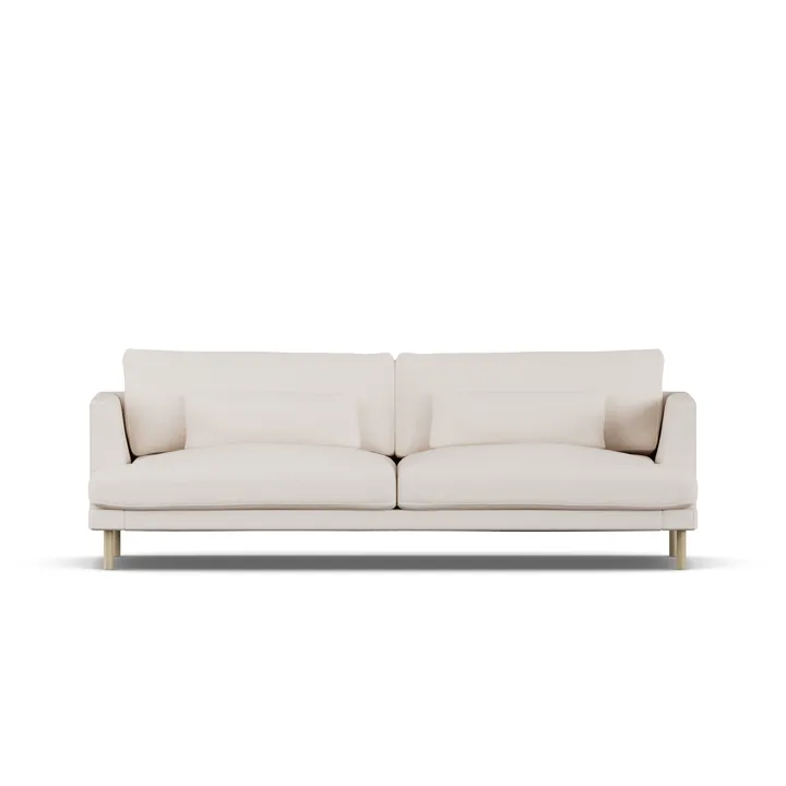 Bredhult sofa - Same Off White 6671-hvitoljet eik, 3-seters - 1898