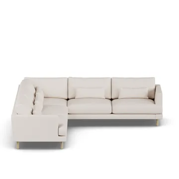 Bredhult sofa - Same Off White 6671-hvitoljet eik, hjørnesofa F - 1898