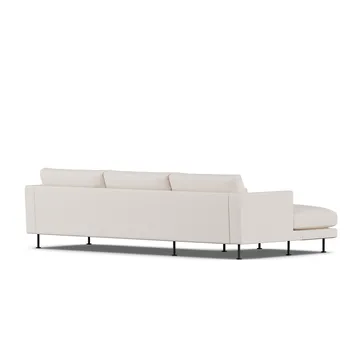 Bredhult sofa - Same Off White 6671-svart stål, 2,5-seters C2 - 1898
