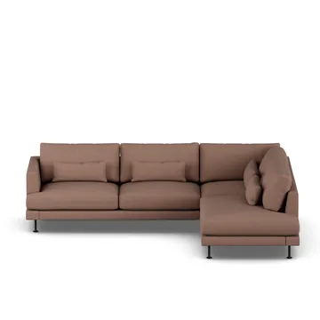 Bredhult sofa - Same Rust 6675-svart stål, 3-seters A1 - 1898