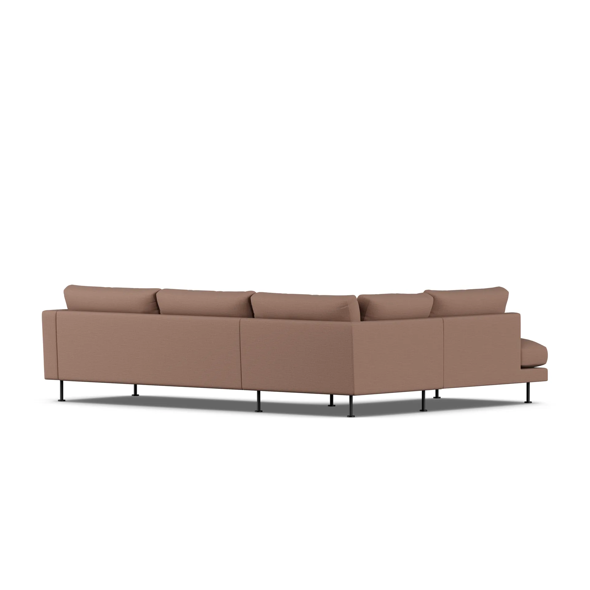 Bredhult sofa, Same Rust 6675-svart stål, 3-seters A2 1898