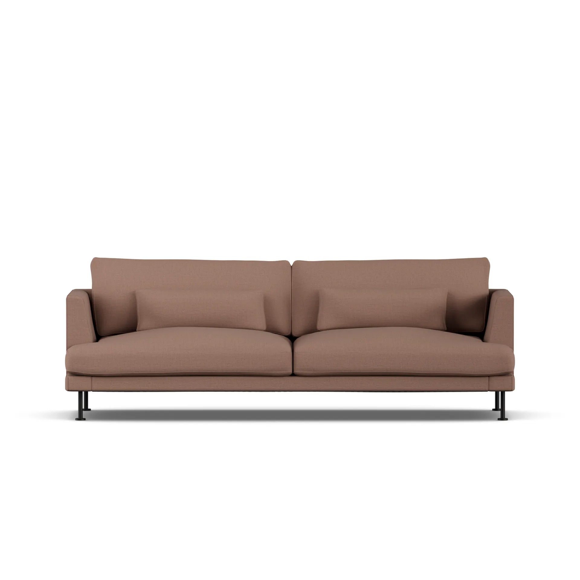 Bredhult sofa, Same Rust 6675-svart stål, 3-seters 1898