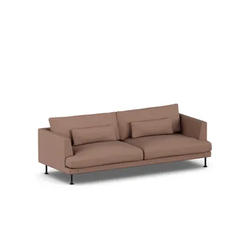 Bredhult sofa - Same Rust 6675-svart stål, 3-seters - 1898