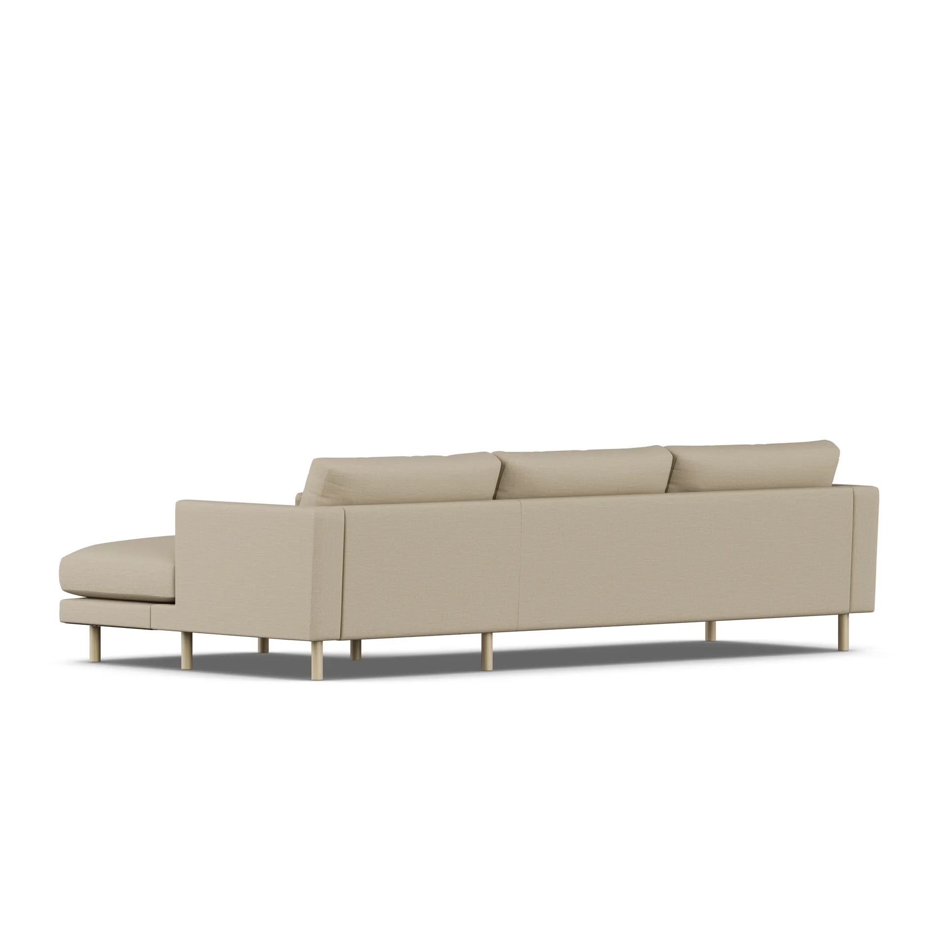 Bredhult sofa, Same Sand 6672-hvitoljet eik, 2,5-seters C1 1898