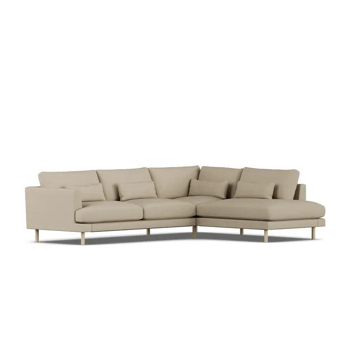 Bredhult sofa - Same Sand 6672-hvitoljet eik, 3-seters A1 - 1898