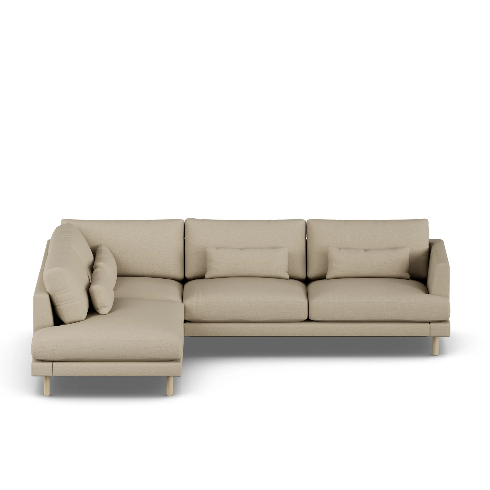 Bredhult sofa, Same Sand 6672-hvitoljet eik, 3-seters A2 1898
