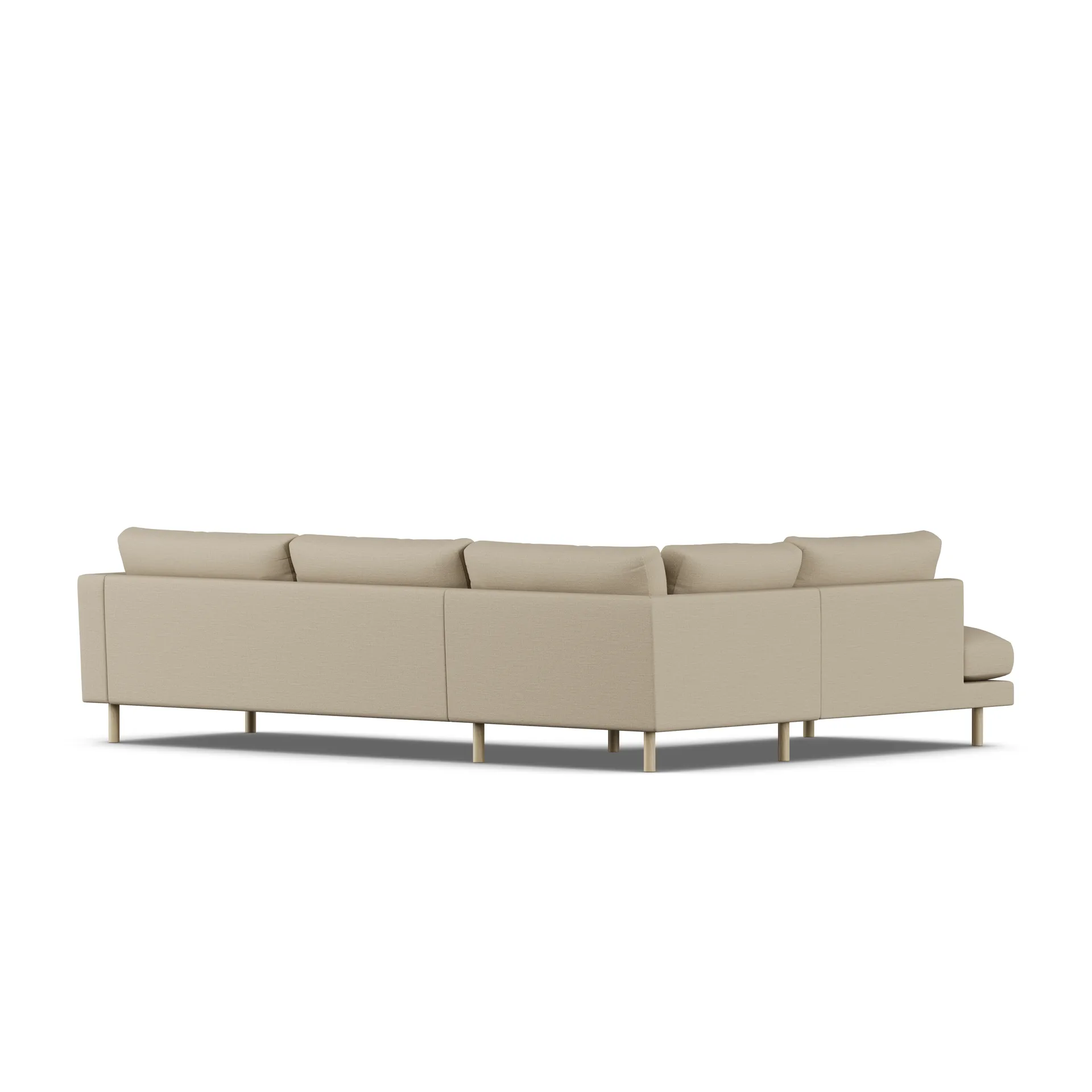 Bredhult sofa, Same Sand 6672-hvitoljet eik, 3-seters A2 1898