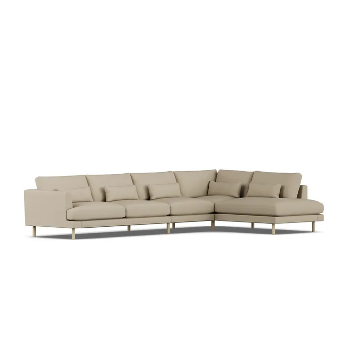 Bredhult sofa - Same Sand 6672-hvitoljet eik, 4-seters B1 - 1898