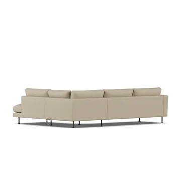 Bredhult sofa - Same Sand 6672-svart stål, 3-seters A1 - 1898