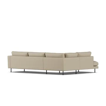 Bredhult sofa - Same Sand 6672-svart stål, 3-seters A2 - 1898