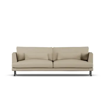 Bredhult sofa - Same Sand 6672-svart stål, 3-seters - 1898