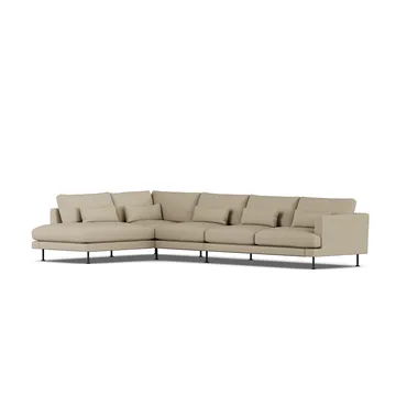 Bredhult sofa - Same Sand 6672-svart stål, 4-seters B2 - 1898